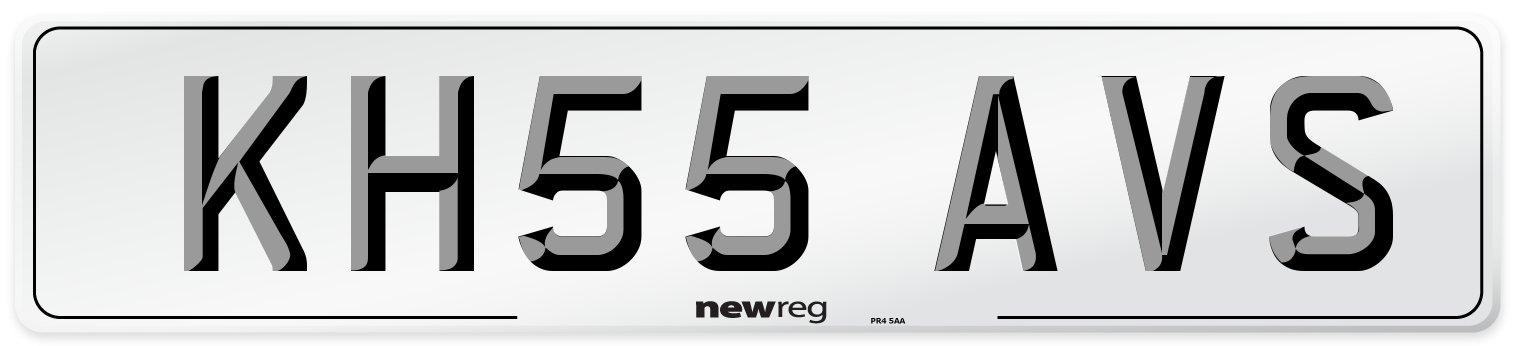 KH55 AVS Number Plate from New Reg